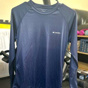 Columbia Dark Blue Athletic Long-Sleeve